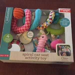 NEW! Spiral car seat activity toy